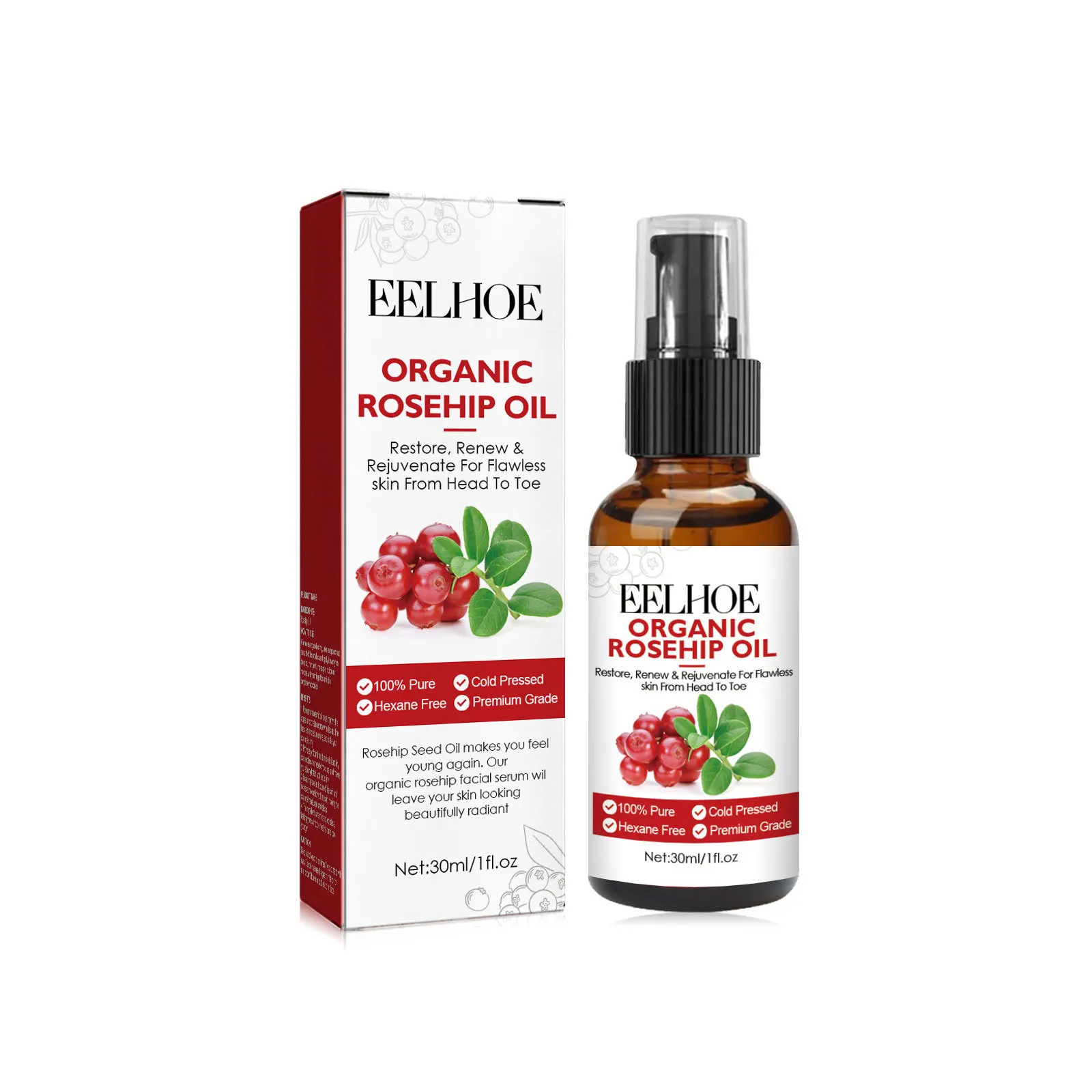30ml Rosehip Oil Facial Serum  - Face Oil Rosehip review and price