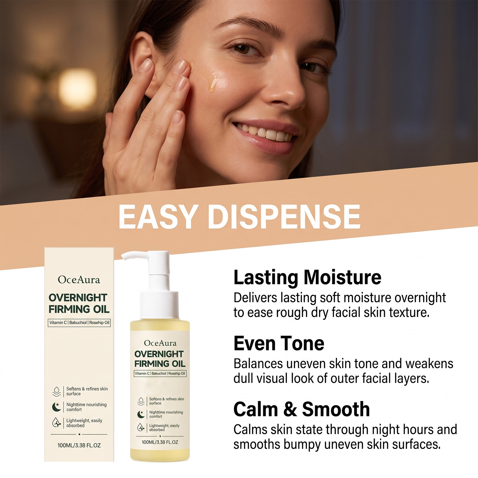 Overnight Nourishing Firming F - Face Oil Rosehip review and price